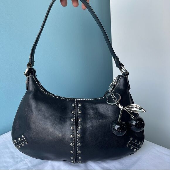 MICHAEL KORS Studded Astor Hobo Baguette Mini Bag Hamilton Hampton SoHo - Picture 9 of 12